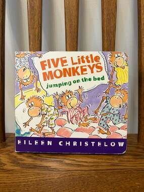 Five Little Monkeys Jumping on the Bed Board Book by Eileen Christelow